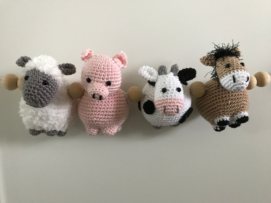 Wagenspanner boerderijbeestjes